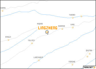 map of Lingzheng