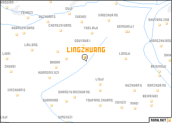 map of Lingzhuang