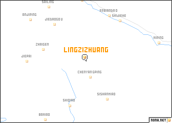 map of Lingzizhuang