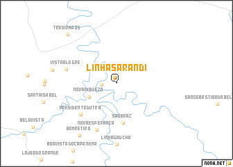 map of Linha Sarandi