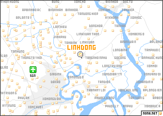 map of Linh Ðông