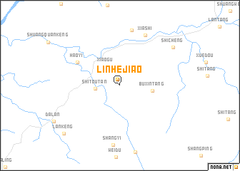 map of Linhejiao