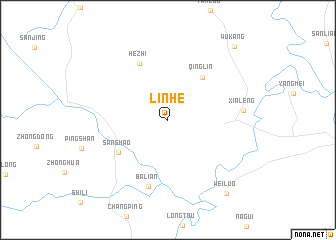 map of Linhe