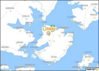 map of Linhou