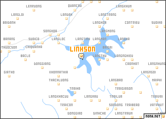 map of Linh Sơn