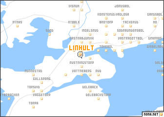 map of Linhult