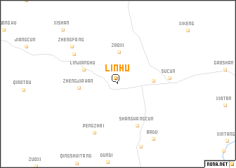 map of Linhu