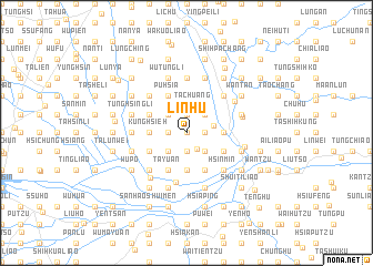 map of Lin-hu