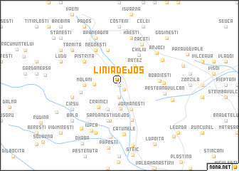 map of Linia de Jos