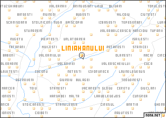 map of Linia Hanului