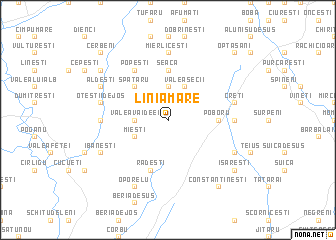 map of Linia Mare