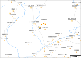 map of Liniama