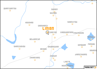 map of Linian