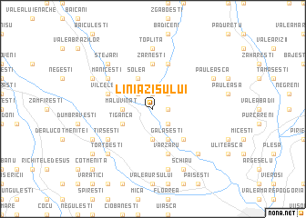 map of Linia Zisului