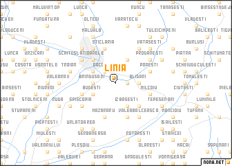 map of Linia