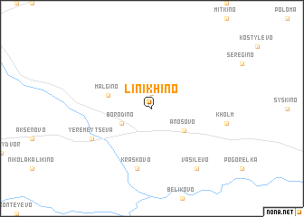 map of Linikhino