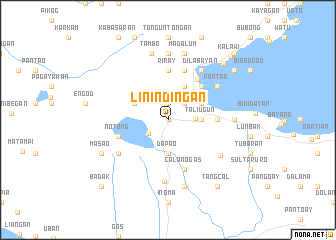 map of Linindingan