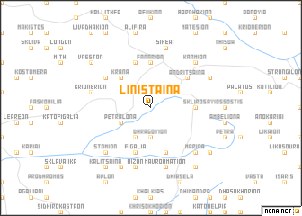 map of Linístaina