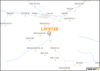 map of Liniştea