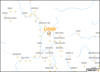 map of Liniun