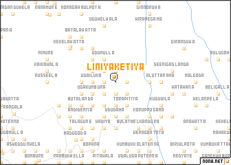 map of Liniyaketiya