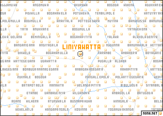 map of Liniyawatta