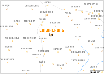 map of Linjiachong