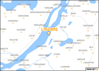 map of Linjiang