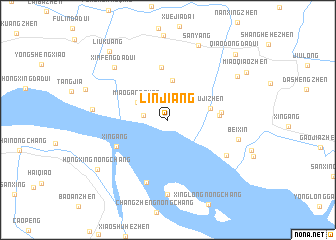 map of Linjiang