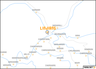 map of Linjiang