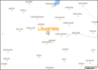 map of Linjiatang
