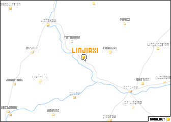 map of Linjiaxi