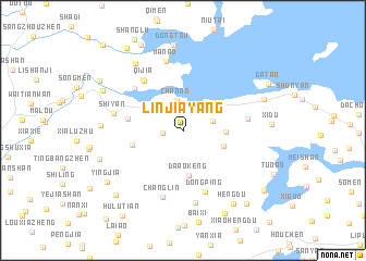 map of Linjiayang