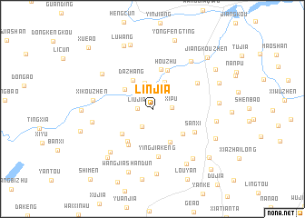 map of Linjia