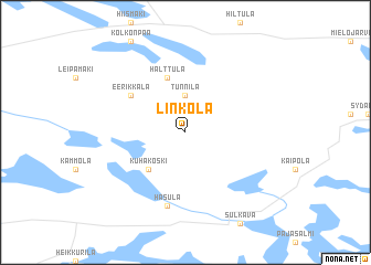 map of Linkola