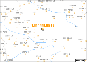 map of Linnaaluste