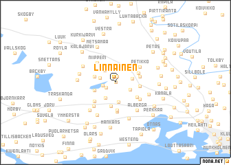 map of Linnainen