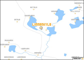 map of Linnankylä