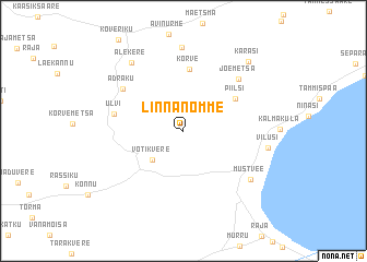 map of Linnanõmme