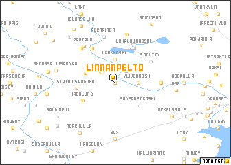 map of Linnanpelto