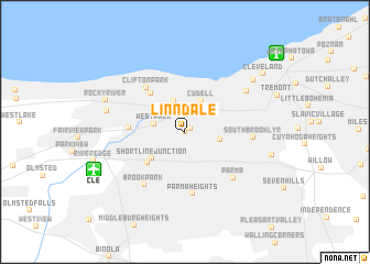 map of Linndale