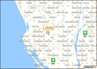 map of Lin-nei