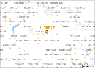 map of Linnepe