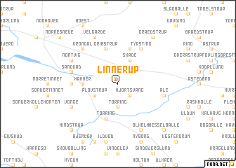 map of Linnerup