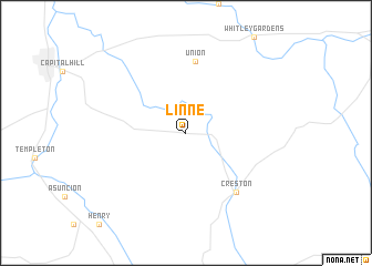 map of Linne