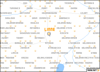 map of Linne