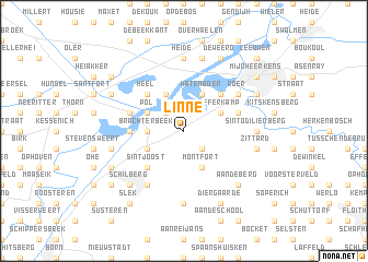 map of Linne