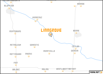 map of Linn Grove