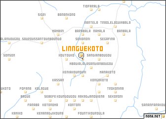 map of Linnguékoto