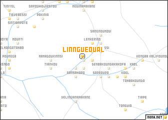 map of Linnguéoual
